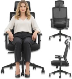 Krzesło biurowe Ergostill Fotel Ergonomiczny Biurowy Krzesło Biurowe Gamingowe Do Biurka Regulowane