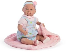 Peterkin Lalka hiszpańska bobas Mantita z kocykiem 46cm
