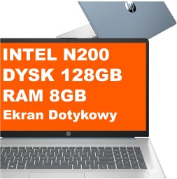 Laptop HP Laptop HP 17-cn3107ds / AD7K0UA / Intel N200 / 8GB / 128GB UFS / Intel UHD / HD+ / Dotyk / Win 11 / Niebieski