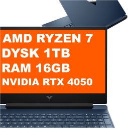 Laptop HP Victus 15-fb3027nw / 15" / Ryzen 7 / 16GB / 1TB / Windows 11