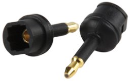 Adapter AV Valueline TOSLINK Optical Socket to 3.5 mm Plug Adapter – Mini-TOSLINK to TOSLINK