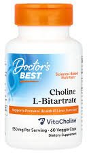 DOCTORS BEST DOCTOR'S BEST Choline L-Bitartrate (60 kaps.)