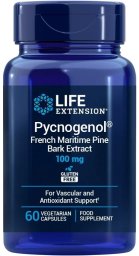 Life Extension LIFE EXTENSION Pycnogenol Ekstrakt kory sosny morskiej z Francji 100 mg EU (60 kaps.)