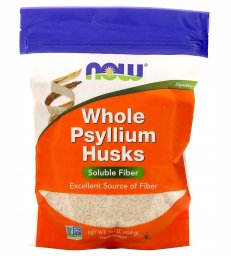 NOW Foods NOW FOODS Whole Psyllium Husk - Babka Płesznik Cała Łuska (454 g)