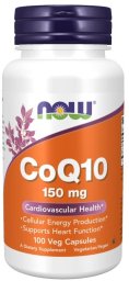NOW Foods NOW FOODS Koenzym Q10 150 mg z lecytyną 70 mg (100 kaps.)