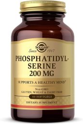 Solgar SOLGAR Phosphatidyl-Serine Fosfatydyloseryna 200 mg (60 kaps.)