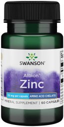 Swanson SWANSON Albion Chelat Cynku 15mg (60 kaps.)