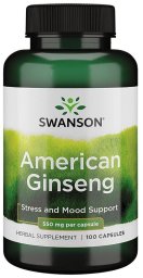 Swanson SWANSON American Ginseng 550 mg (100 kaps.)