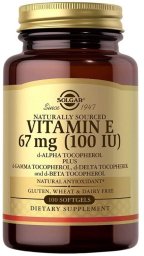 Solgar SOLGAR Vitamin E - Witamina E 67 mg (100 IU) (100 kaps.)