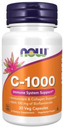 NOW Foods NOW FOODS Witamina C 1000 mg z bioflawonoidami cytrusowymi (30 kaps.)