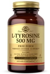 Solgar SOLGAR L-Tyrosine L-Tyrozyna 500 mg (100 kaps.)