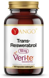 JARROW FORMULAS YANGO Trans-Resweratrol Veri-te 150 mg (60 kaps.)