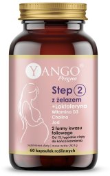 Yango YANGO Step 2 + żelazo Pregna (60 kaps.)