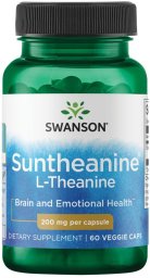 Swanson SWANSON Suntheanine L-Teanina 200 mg (60 kaps.)