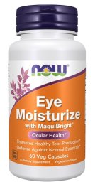 NOW Foods NOW FOODS Eye Moisturize with MaquiBright - Nawilżacz Oczu z MaquiBright (60 kaps.)