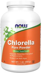 NOW Foods NOW FOODS Chlorella Powder - Chlorella Proszek (454 g)