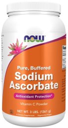NOW Foods NOW FOODS Sodium Ascorbate Powder - Witamina C Askorbinian Sodu (1361 g)