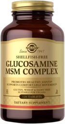 Solgar SOLGAR Glucosamine MSM Complex Shellfish-free (120 kaps.)