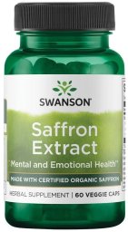 JARROW FORMULAS SWANSON Saffron Extract - Saffran 30 mg (60 kaps.)