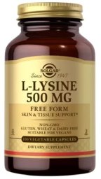 Solgar SOLGAR L-Lysine 500 mg (100 kaps.)