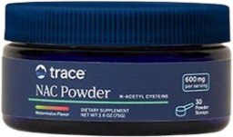 UNS Trace Minerals NAC Powder - N-Acetyl L-Cysteine - 600 mg, Watermelon flavor (75 g)