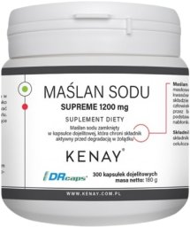 Kenay KENAY Maślan sodu Supreme 1200 mg (300 kaps.)