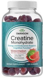 Swanson SWANSON Creatine Monohydrate Watermelon (120 żelek)