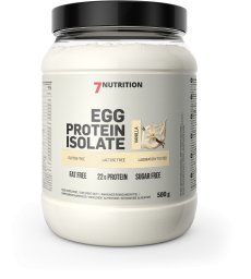 7NUTRITION Egg Protein Vanilla - Izolat białka jaj - smak waniliowy 500 g