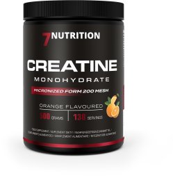 7NUTRITION Creatine Monohydrate Orange - Monohydrat kreatyny - smak pomarańcza (500 g)