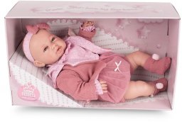 Peterkin Lalka hiszpańska bobas Sara w modnym ubranku 44cm