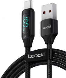 Kabel USB Acefast Kabel Toocki USB-C do USB-C 100W, 2m, 480Mb/s, z wyświetlaczem
