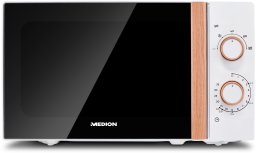 Kuchenka mikrofalowa Medion MEDION MD 10596 Mikrofala 20L Biały Mikrofalówka Solo Blat 700 W