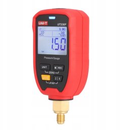 Uni-T Bezprzewodowy miernik ciśnienia -1 do 60bar; plus-minus 0 5%FS; wskaźnik LED; wysokie/niskie sygnały alarmowe Bluetooth; 8000 przechowywanie danych UT336P (6935750534090)