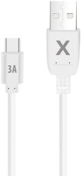 Kabel USB Techonic Maxlife kabel USB - USB-C 0,5 m 3A biały (OEM0101565)