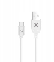 Kabel USB Techonic Maxlife kabel USB - USB-C 2,0 m 3A biały