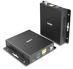 System przekazu sygnału AV Lindy 100m Cat.6A Type C 4K60 Video and Data HDBaseT 3.0 Extender