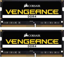 Pamięć do laptopa Corsair Vengeance, SODIMM, DDR4, 16 GB, 2666 MHz, CL18 (CMSX16GX4M2A2666C18) [outlet]