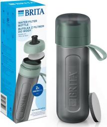 Brita Butelka filtrująca Active Pastelowa zieleń + 2 filtry MicroDisc 600ml [outlet]