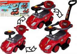 Lean Cars Jeździk z Pchaczem Mega Car 3w1 Czerwony [outlet]