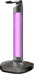 PREYON Stojak na słuchawki Heron Beak RGB, ładowarka, hub USB (PHB41B) [outlet]