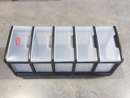 Curver Regał przezroczysty 5x20L (50382) [outlet]