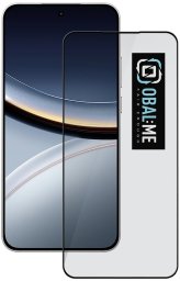 OBAL:ME 5D Glass Screen Protector for Xiaomi Poco F7 Black