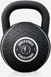 Kettlebell Gorilla Sports gumowany 4 kg
