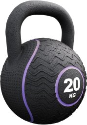 Kettlebell Gorilla Sports gumowany 20 kg