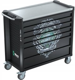 Wózek narzędziowy Wera Wózek warsztatowy TOOL REBEL XXL 2, 202 części