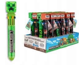 Kolorowe Baloniki Minecraft długopis 10 kolorów (96081010)