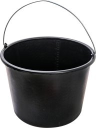 Sterg STER'G Wiadro budowlane 20L czarne mocne do zapraw