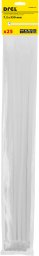 Drel DREL Opaski zaciskowe 7.2x550 mm nylon białe 25 szt długie