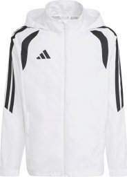 Adidas Kurtka dla dzieci adidas Tiro 26 League Windbreaker biała JY9722 164cm