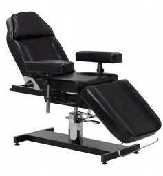 Activeshop Fotel do tatuażu Pro Ink 210DH z kołyską czarny